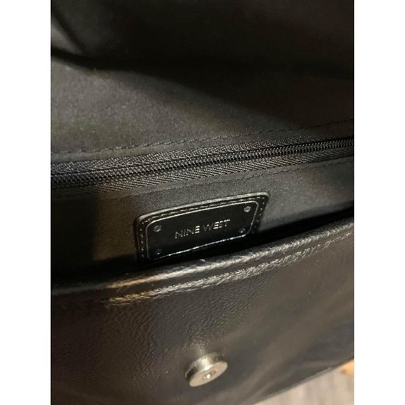 Nine West Retro Faux Leather 80’s Style Patchwork Shoulder Bag Y2K 90s I9 - Picture 4 of 7